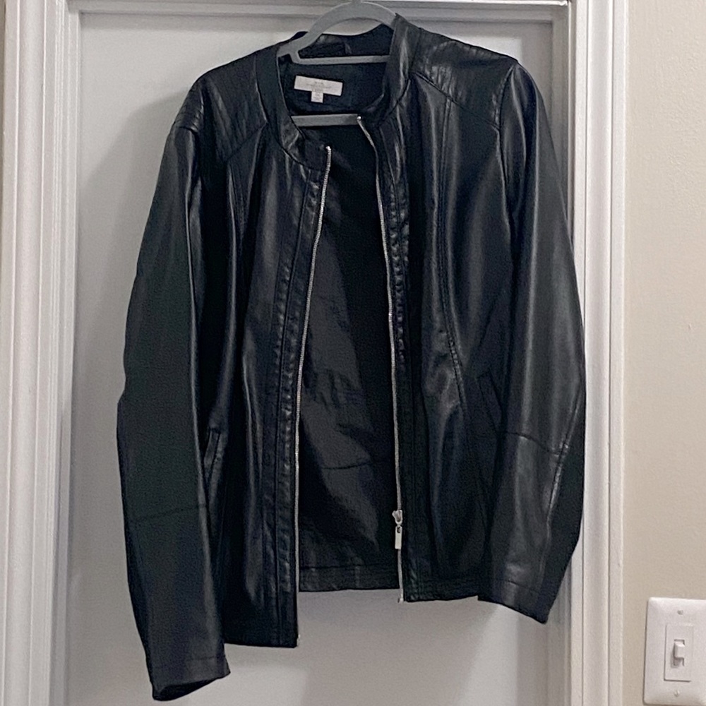 Faux Leather Jacket